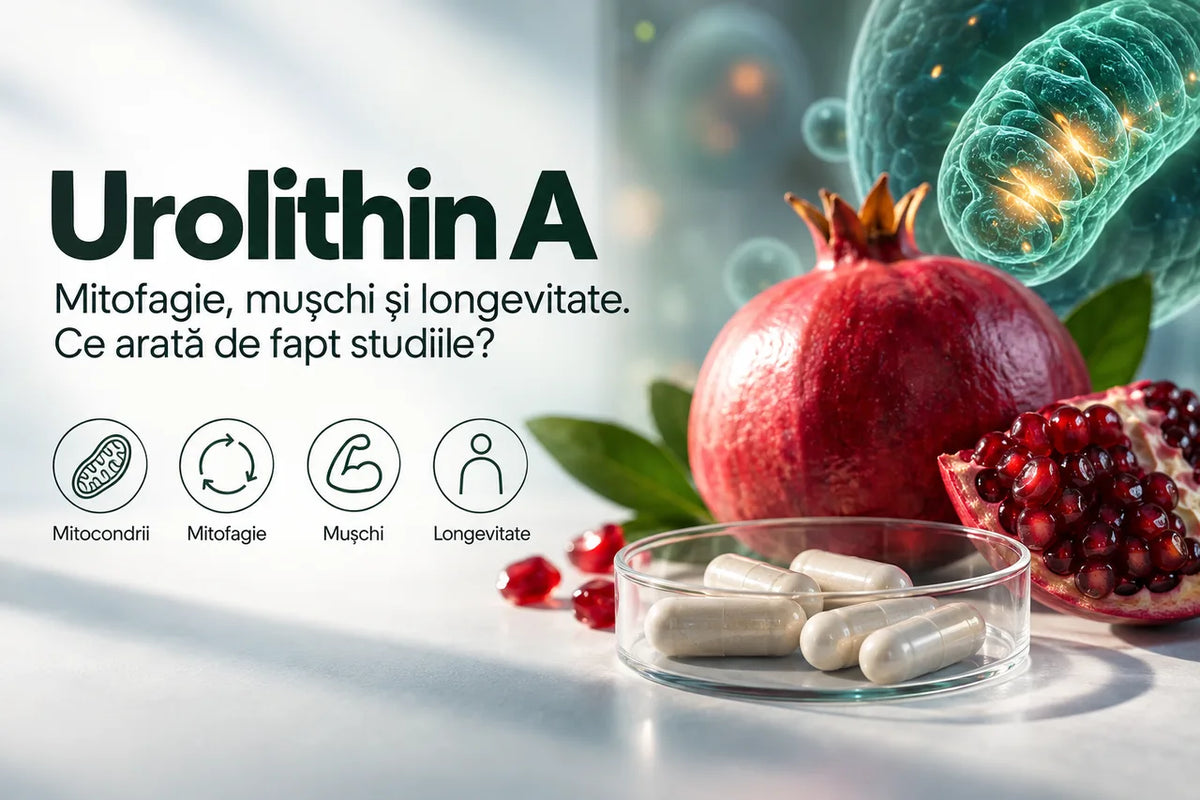 Urolithin A – mitofagie, mușchi și longevitate: ce arată studiile