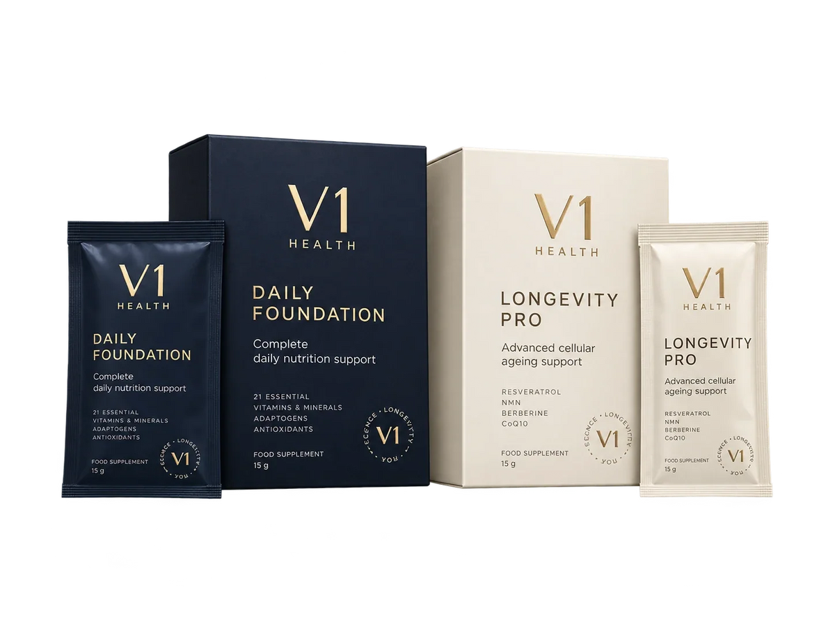 V1 Daily Foundation și V1 Longevity Pro - Protocolul V1
