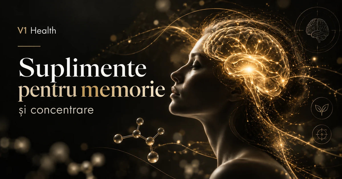 Suplimente pentru memorie și concentrare – ghid V1 Health