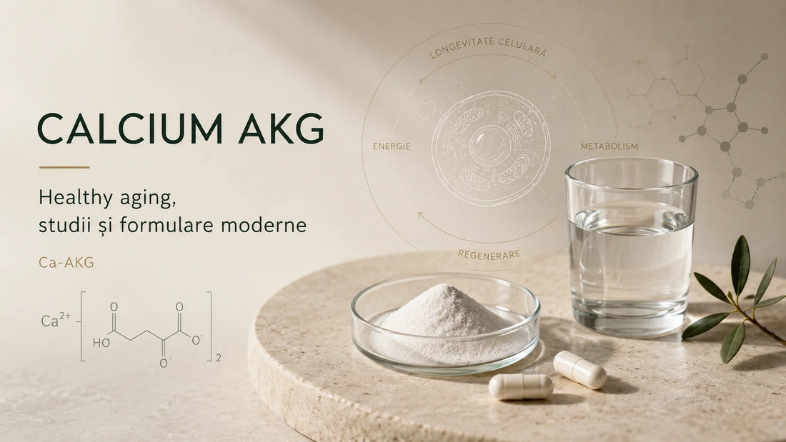 Calcium AKG (Ca-AKG) – studii la oameni, geroscience și healthy aging | V1 Health
