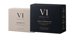 V1 Daily Foundation și V1 Longevity în noile ambalaje